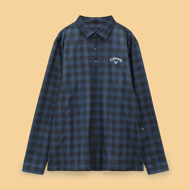 種類4：ブラウン(1050)/3L キャロウェイ タータンチェック柄プリント