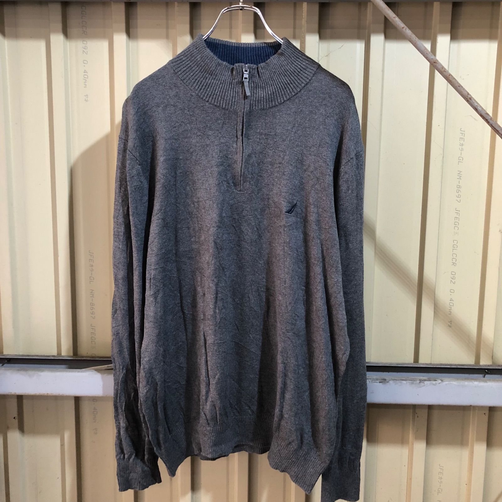 unknown \"40s.vintage\" ハーフジップ.ニット unknown 