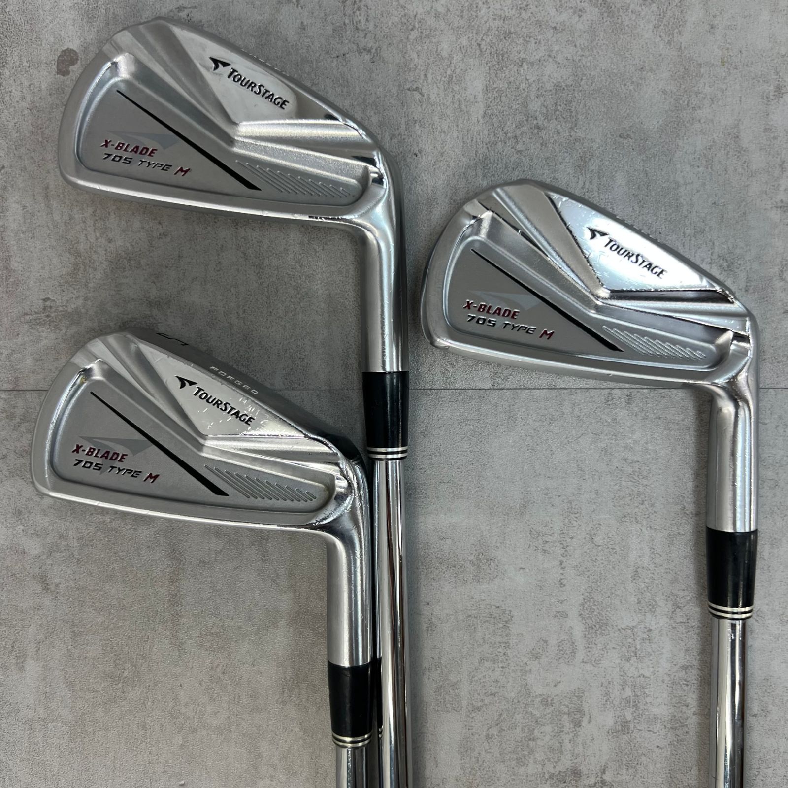 ツアーステージ X-BLADE 705 TYPE M メンズゴルフ アイアンセット 7本