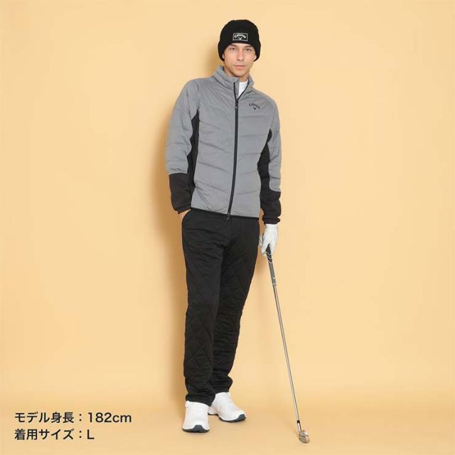 種類8：ネイビー(1120)/4L キャロウェイ スターストレッチ 中綿 ロング