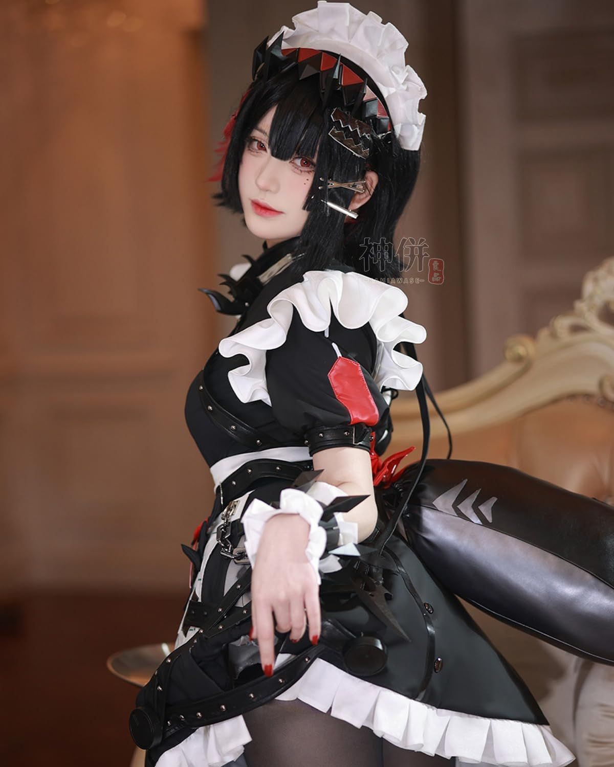 神併良品] ゼンゼロ コスプレ エレン・ジョー ウィッグ+尻尾付き L