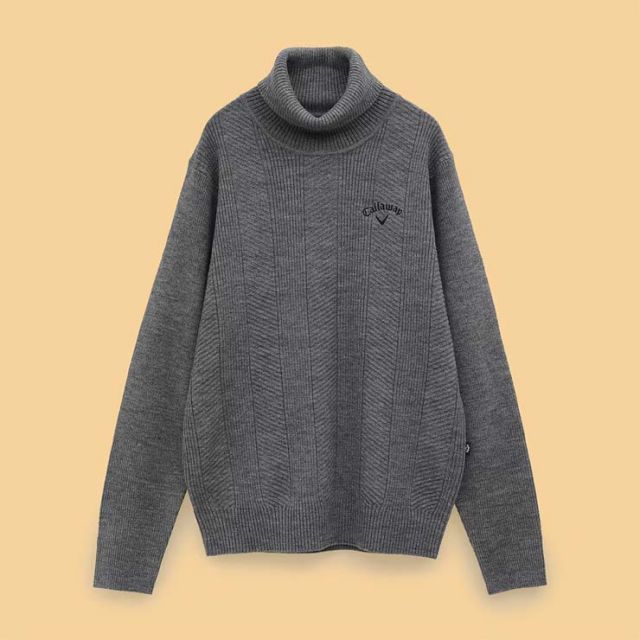 種類3：ライトグリーン(1130)/LL キャロウェイ 畦編み タートルネック