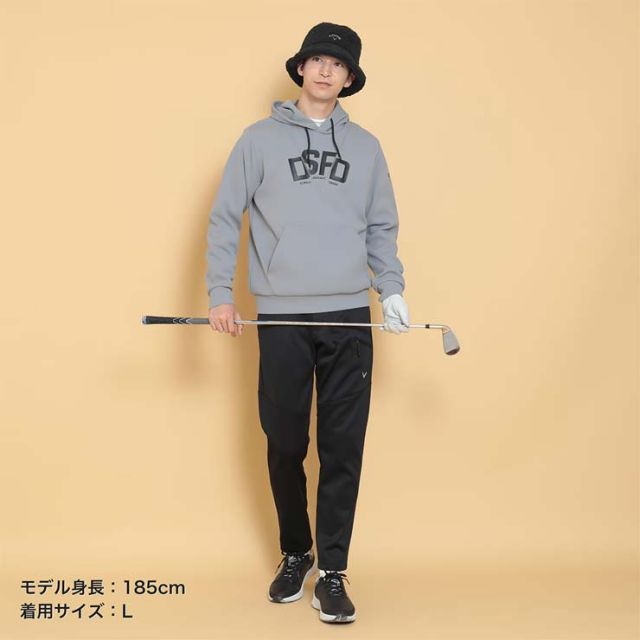 販売 種類9：グレー(1020)/L キャロウェイ 表起毛 ハーフゲージ プル