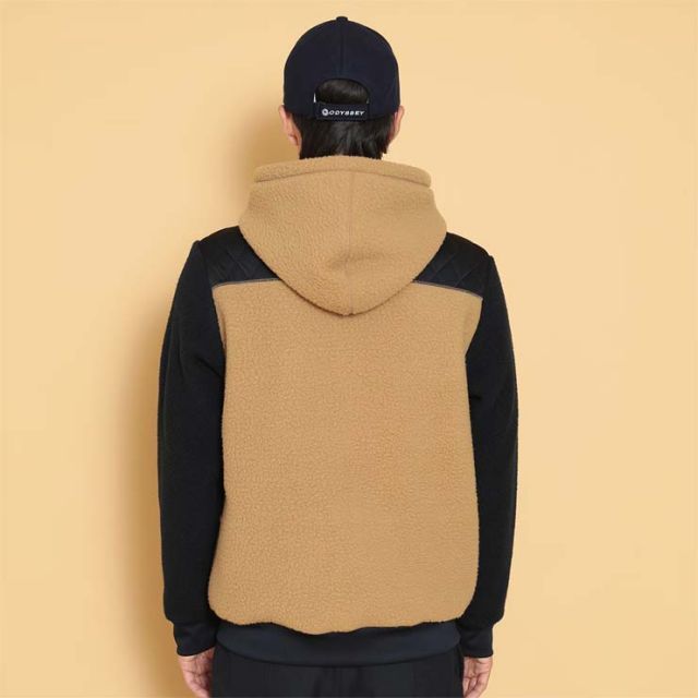 種類9：ホワイト(1031)/L キャロウェイ シェルパフリース＆キルトジャ