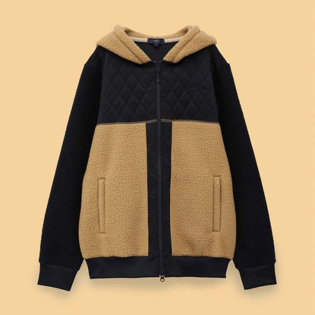 種類9：ホワイト(1031)/L キャロウェイ シェルパフリース＆キルトジャ