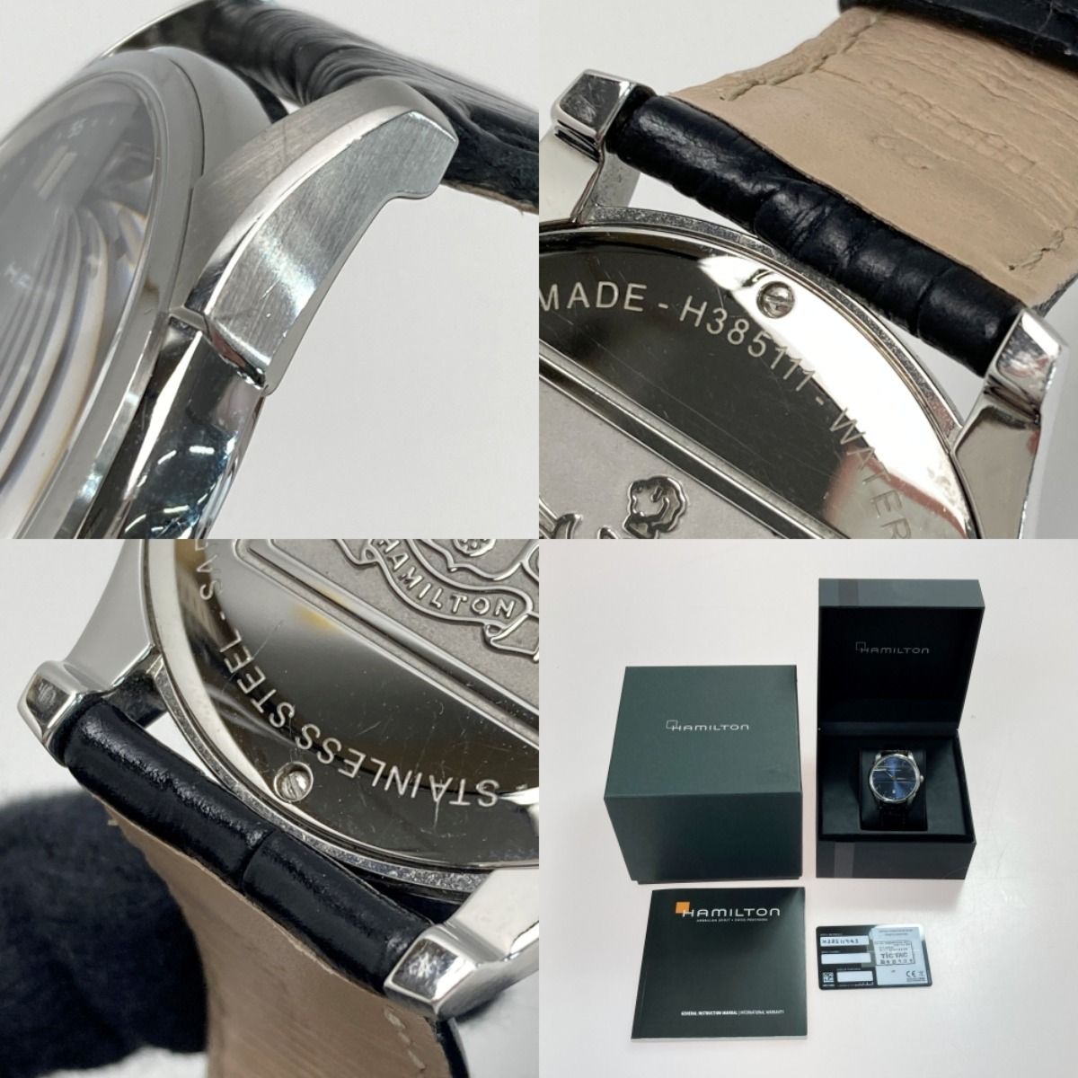 HAMILTON ハミルトン ジャズマスター H38511743 ネイビー 自動巻き  