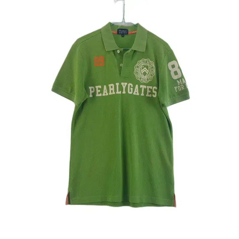 パーリーゲイツ　長袖シャツ　5 美品】パーリーゲイツ 長袖ハイネックシャツ ブルー 表起毛素材 ハーフ