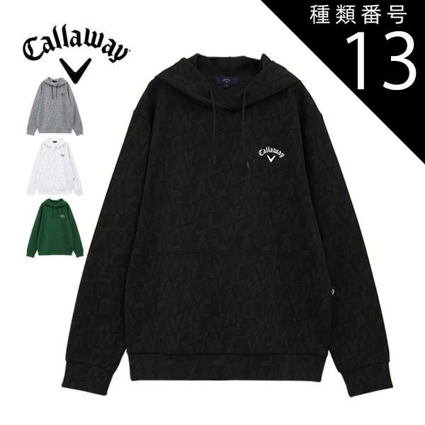 種類13：ブラック(1010)/M キャロウェイ ロゴプリント ハーフゲージ