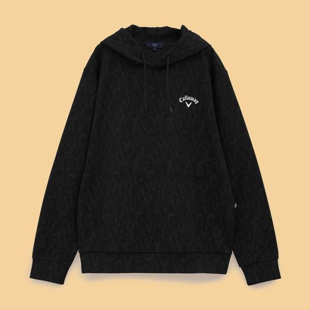 種類13：ブラック(1010)/M キャロウェイ ロゴプリント ハーフゲージ