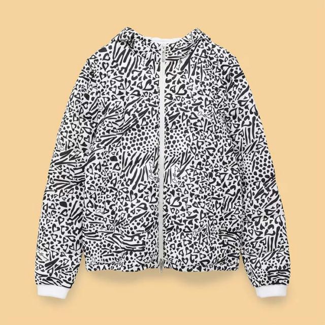 種類4：ホワイト(1030)/LL キャロウェイ スターストレッチ 2WAY 総柄