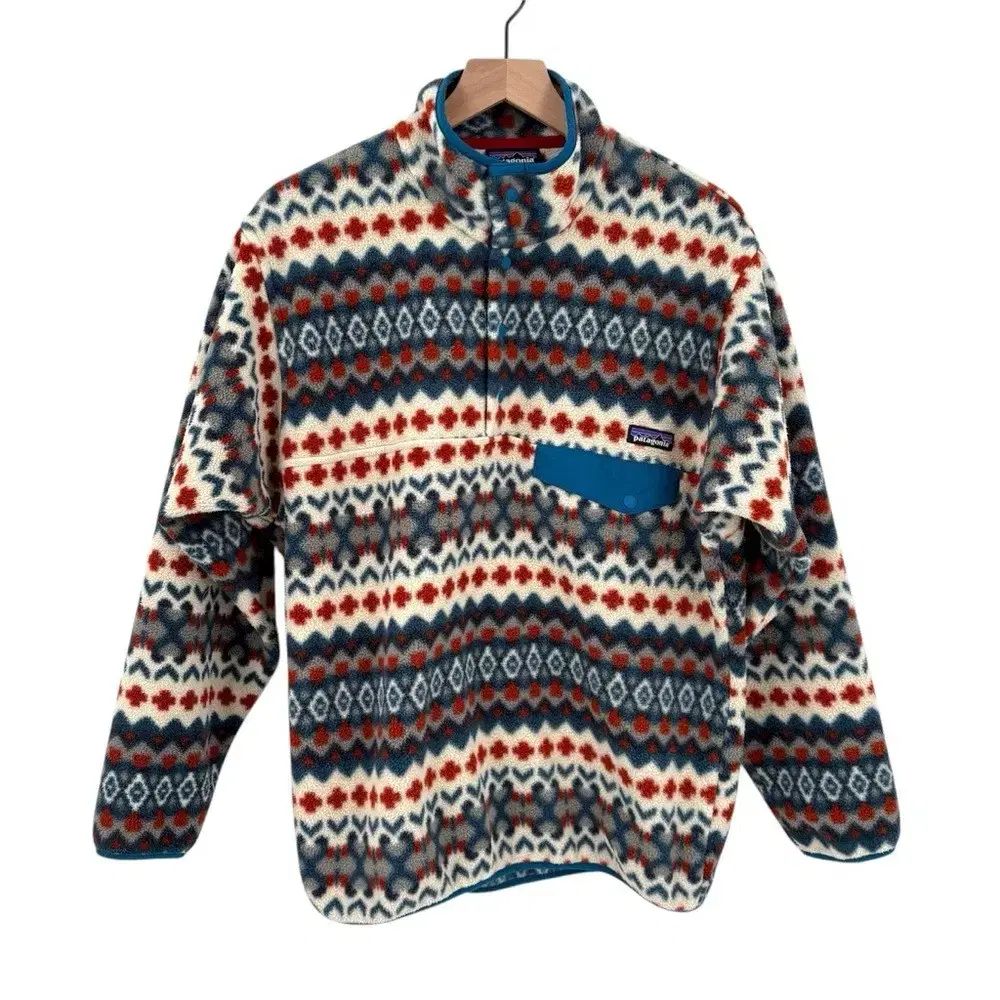 14FW パタゴニア Synchilla シンチラ スナップ-T フリース プルオーバー パータン