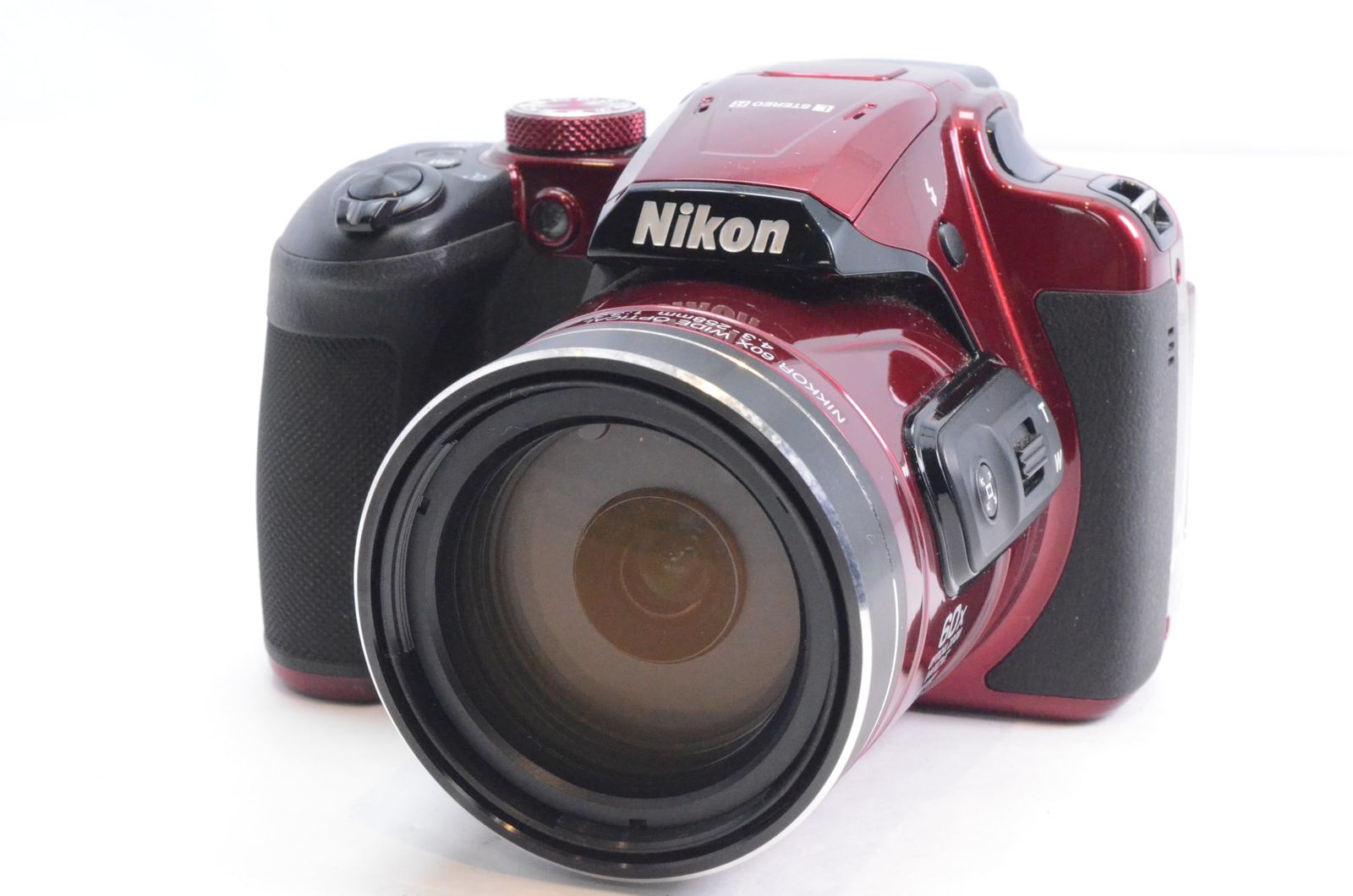 純正ストラップ 4GBのSDカードつき Nikon ニコン COOLPIX B700 レッド 光学60倍ズーム2029万画素