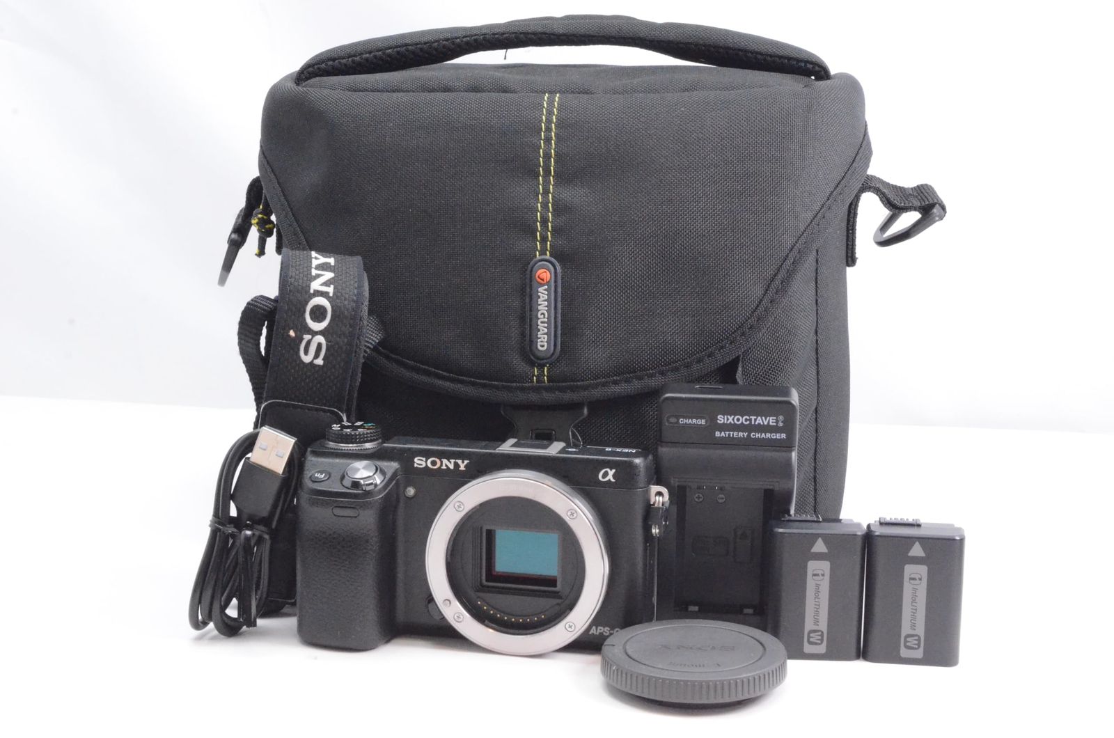 カメラバッグ付き SONY ソニー α NEX-6ボディ ブラック ミラーレス一眼カメラ