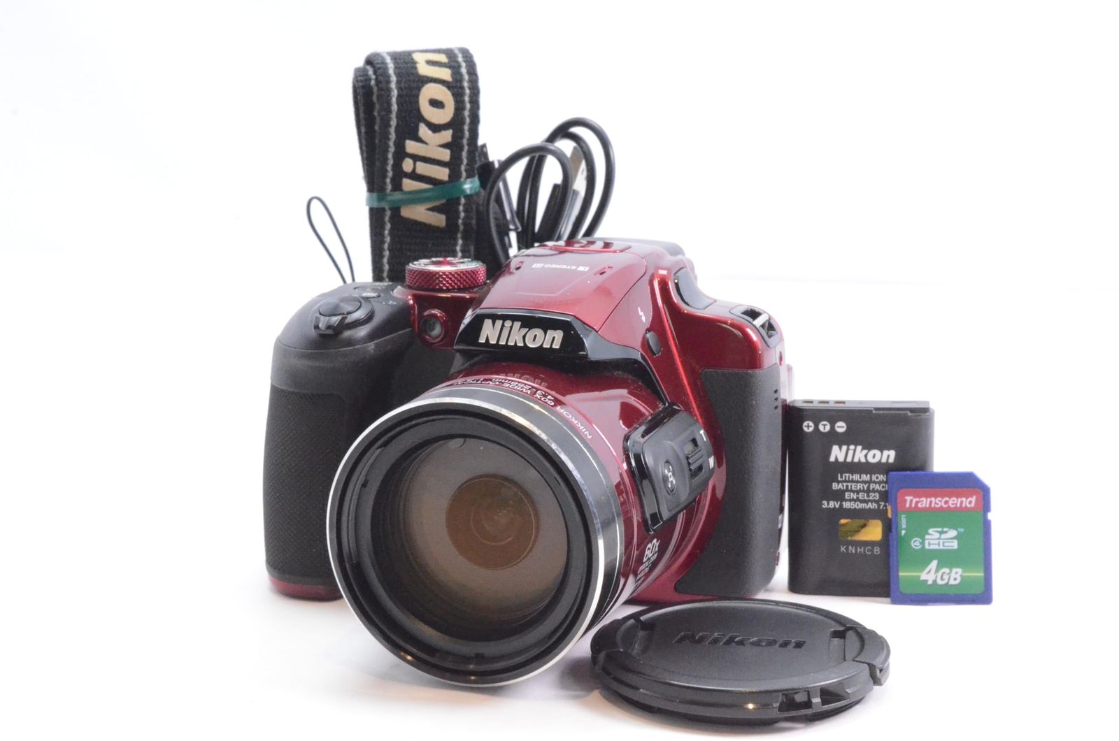 純正ストラップ、4GBのSDカードつき良品】Nikon ニコン COOLPIX B700