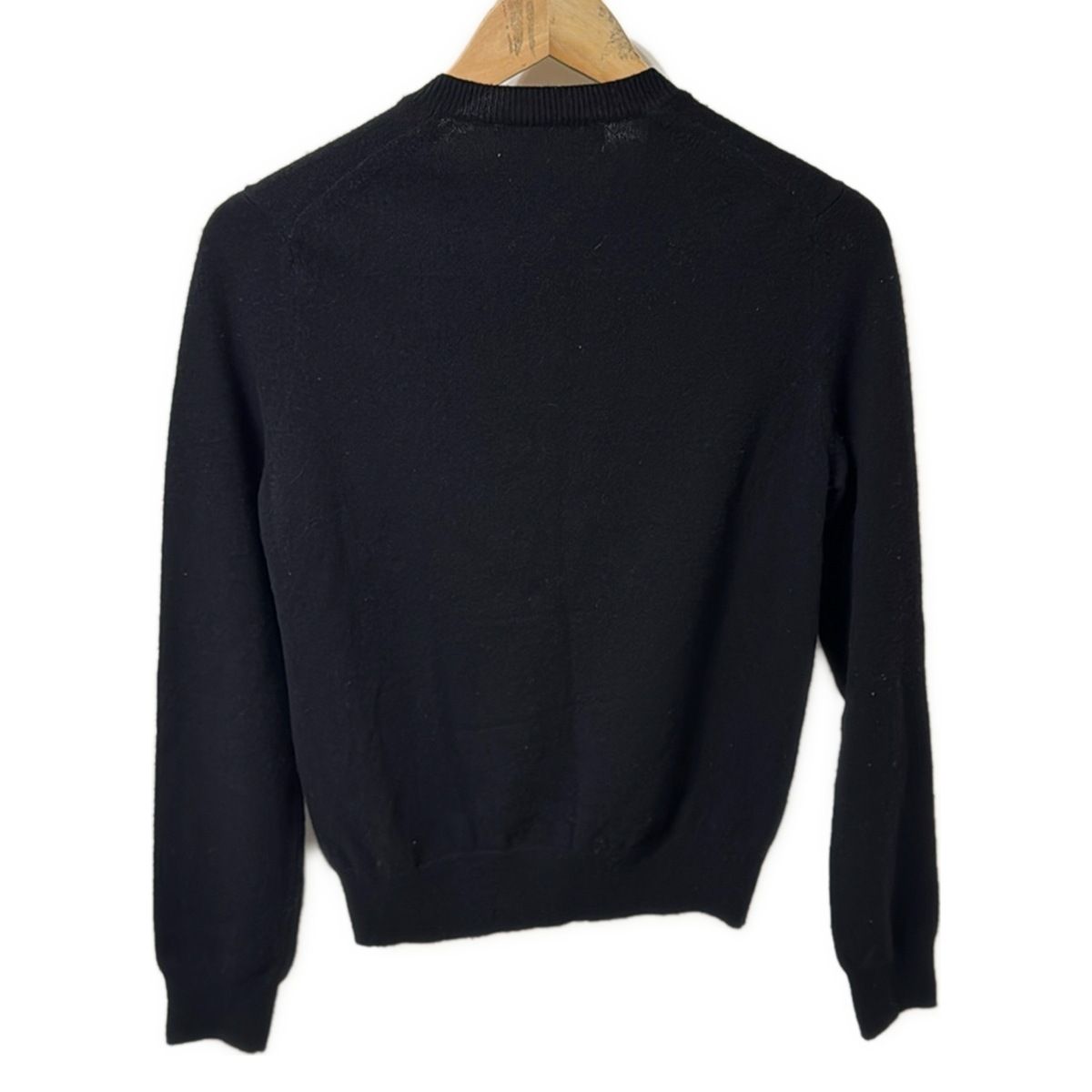 PLAY COMMEdesGARCONS プレイコムデギャルソン カーディガン サイズM レディース - 黒 長袖 ハート ラメ