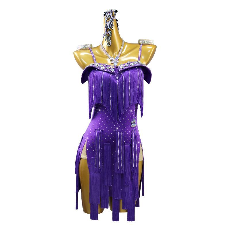 感 社交ダンス ドレス レディース 競技用 ステージ 舞台衣装 発表会 ダンスウェア ラテン サンバ ルンバ チャチャ ワルツ タンゴ モダンダンス パーティー 演出服 フラメンコ ベリーダンス フォーマルドレス P 151 コーチング用品 ダンスクラブ