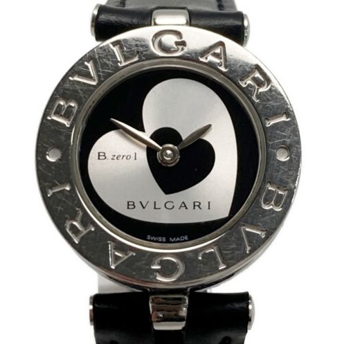 BVLGARI ブルガリ B-zero1 ダブルハート BZ22S ブラック×シルバー クォーツ レディース 腕時計