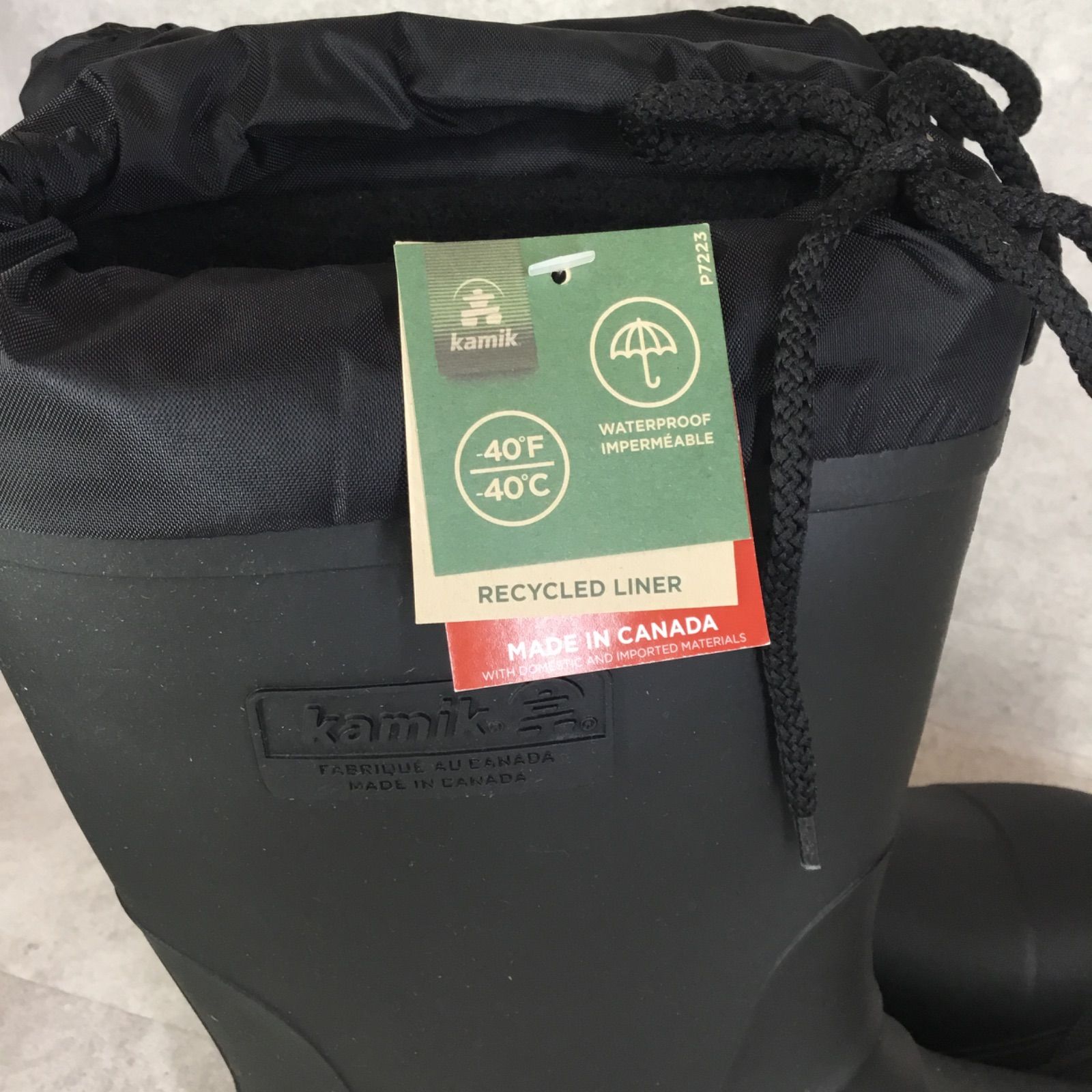 新品 未使用 カミック フォレスター カナダ製 防寒長靴 スノーブーツ