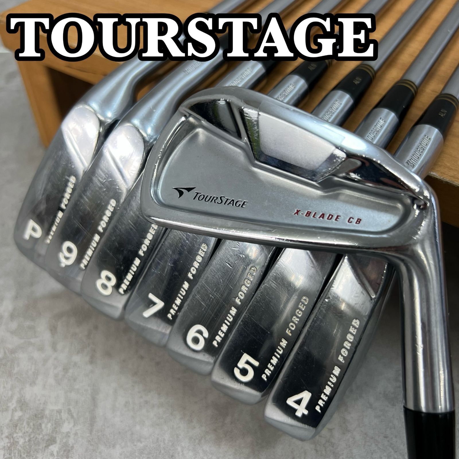 ツアーステージ X-BLADE CB メンズゴルフ アイアンセット 8本 S200 右利き用 TOURSTAGE