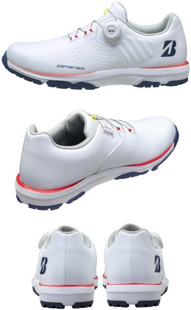 種類9：ホワイト/イエロー/25.5cm ブリヂストンゴルフ 注文 ゼロ