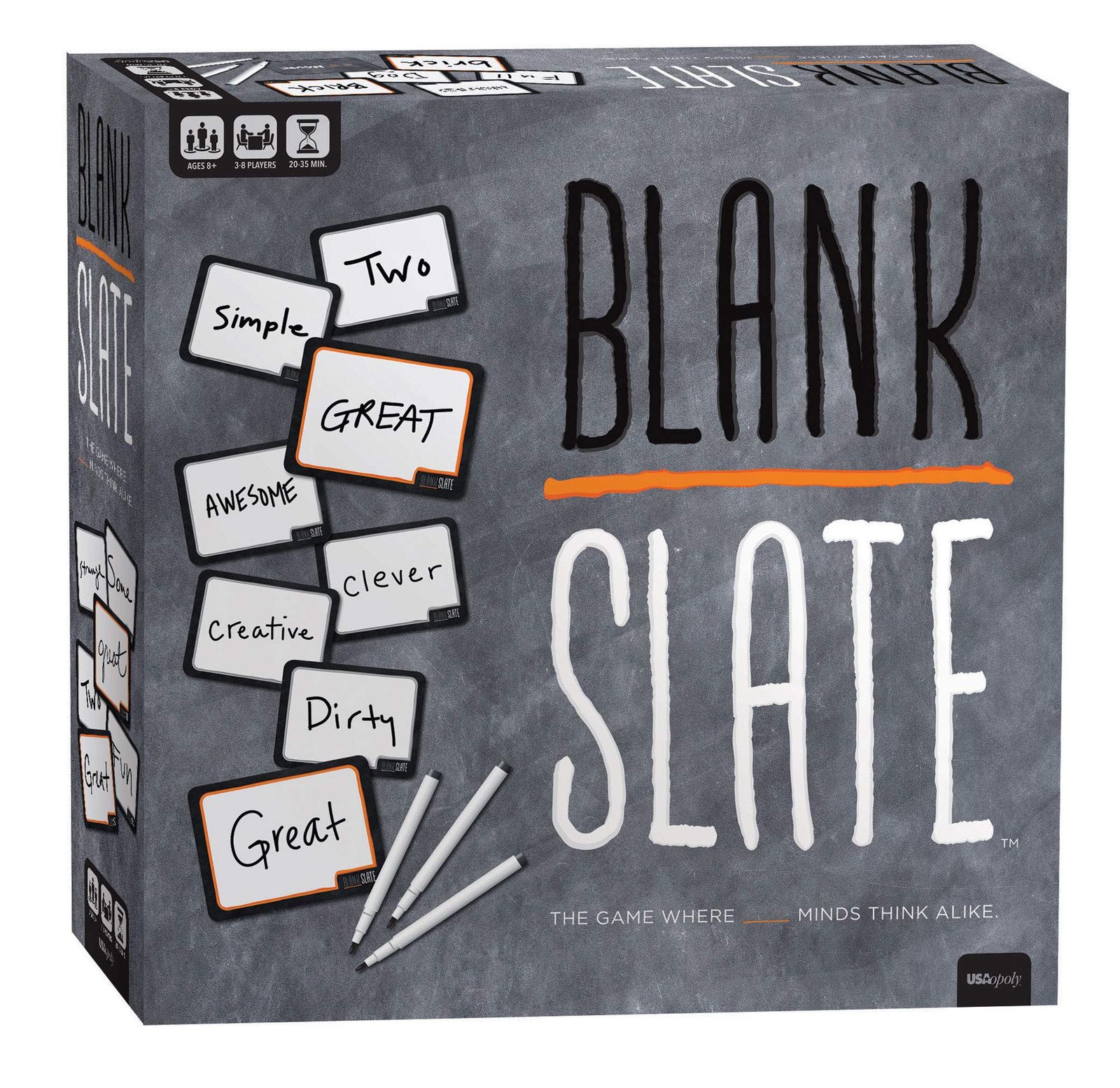 お買い得，大人気 USAopoly Blank Slate Board Game その他