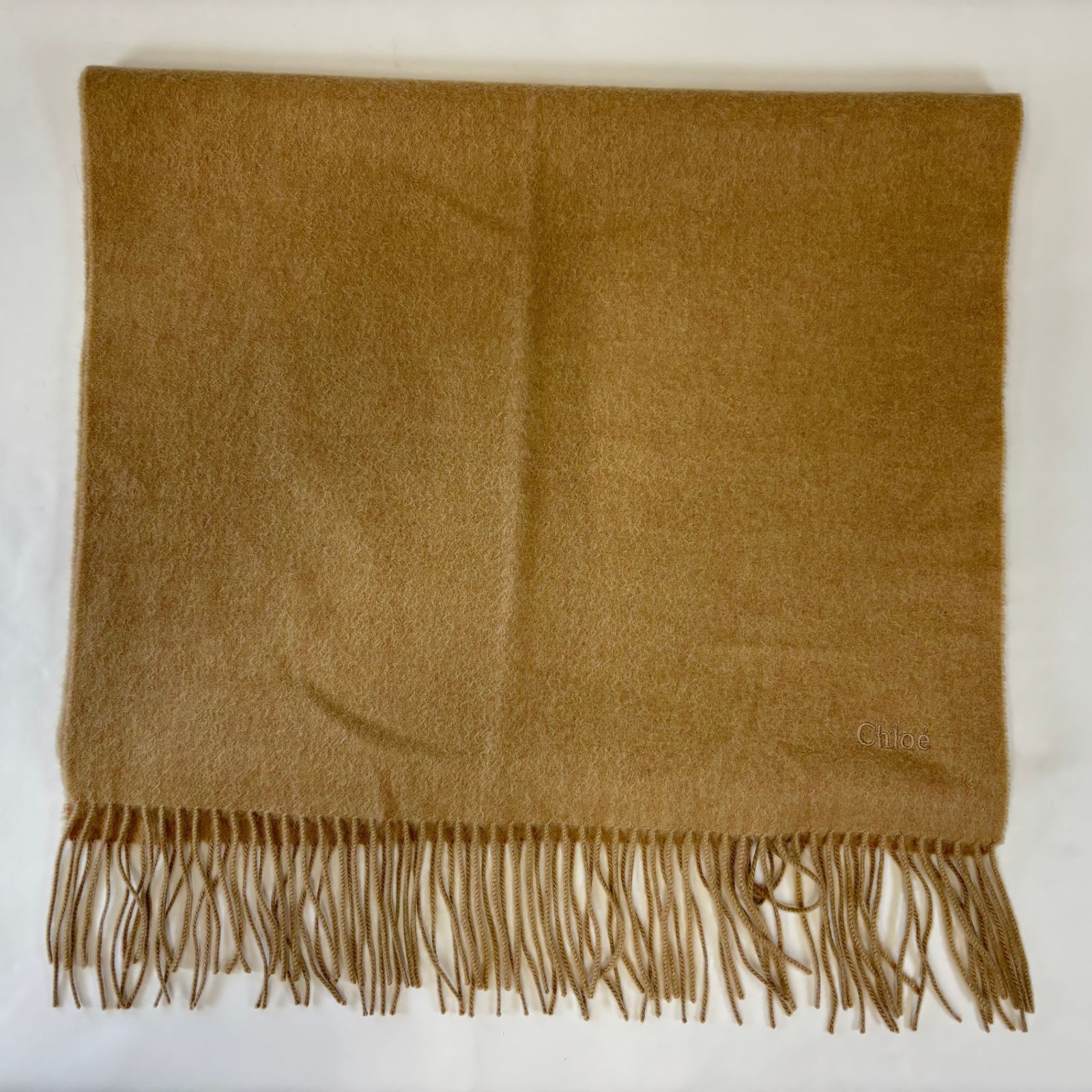超美品】 Chloe カシミヤストール 28 超美品 クロエ Chloe マフラー