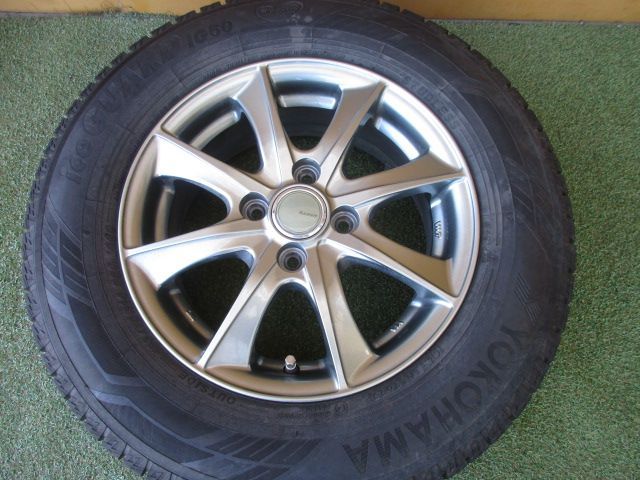 み レーベン 185 70 R 14 スタッドレスタイヤ４本SET アクア ノート フリード 4穴車