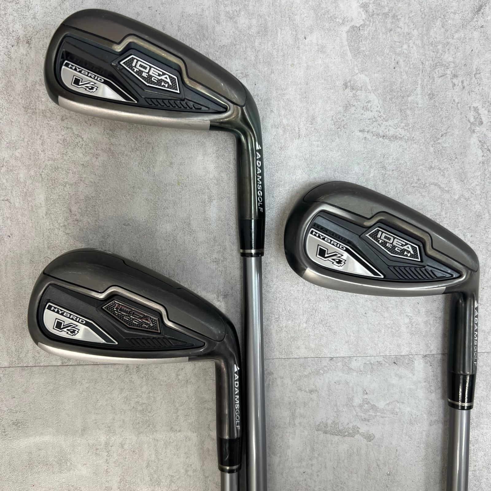 D421 ADAMSGOLF IDEA TECH V4 アイアン 右利き 5本 アダムス IDEA TECH V4 ハイブリッド メンズゴルフ アイアンセット 5本