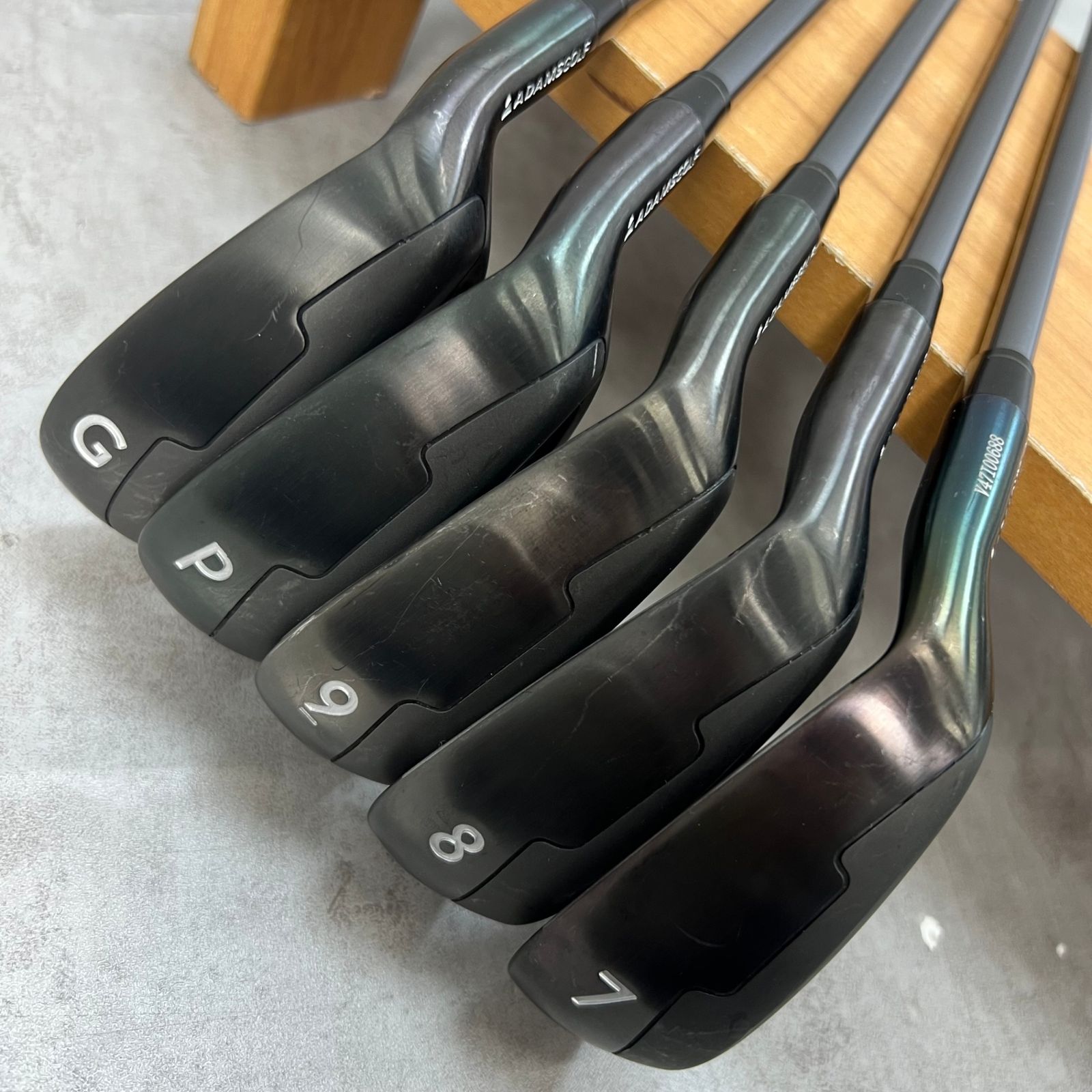 アダムス IDEA TECH V4 ハイブリッド メンズゴルフ アイアンセット 5本