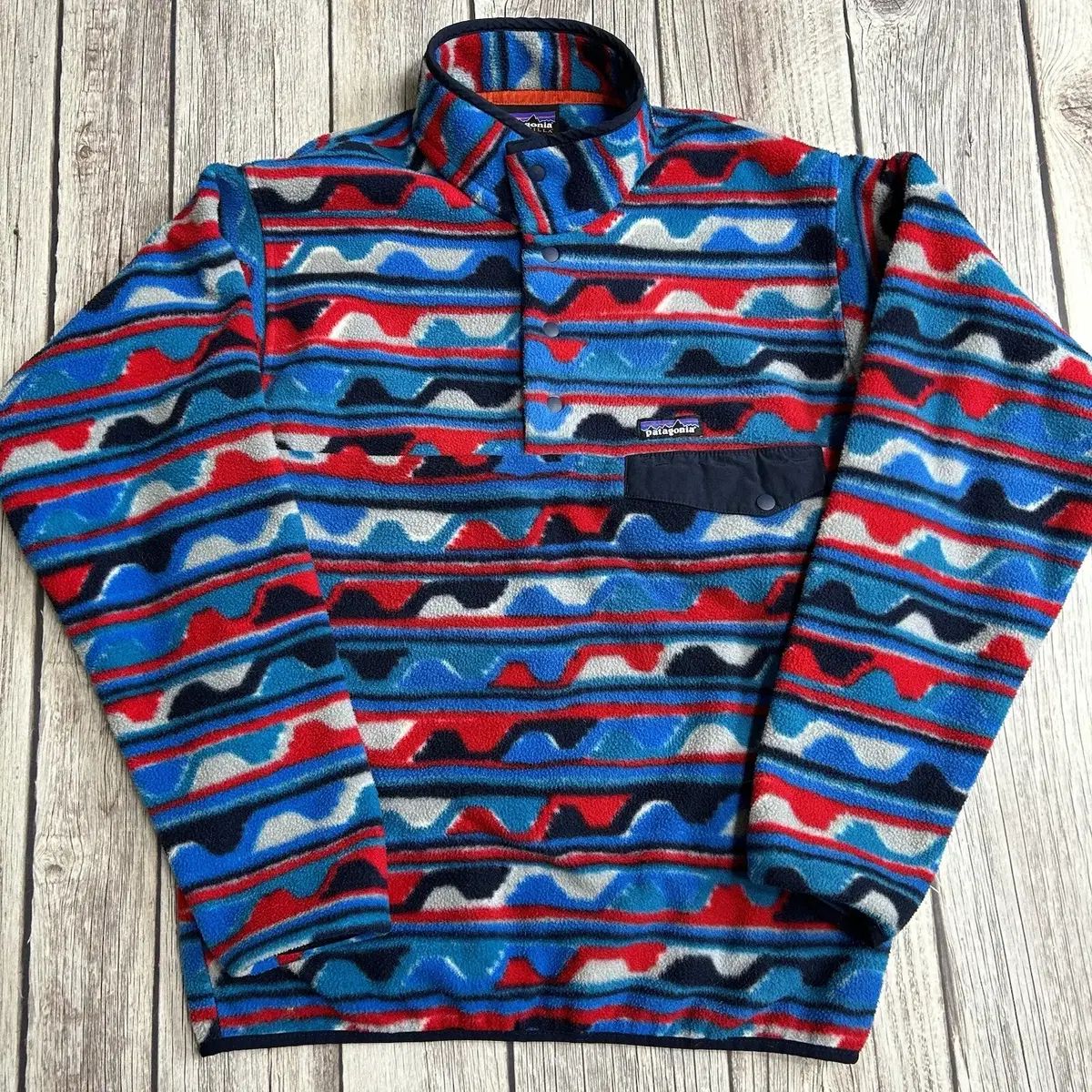 15FW パタゴニア Synchilla シンチラ スナップ-T フリース ウェービー ブルー