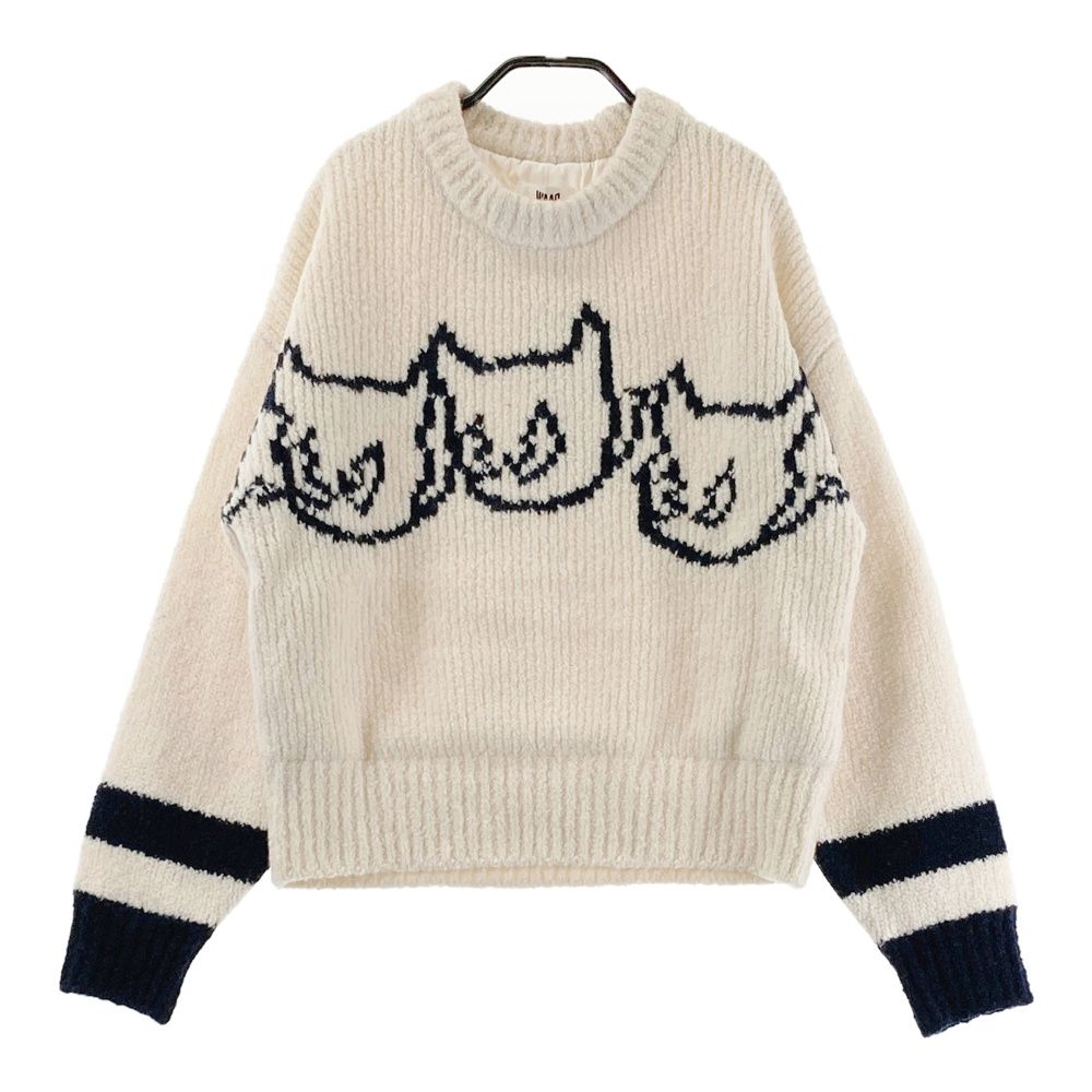 サイズ 1 WAAC ワック 072234791 裏地付 ニットセーター ホワイト系 240101419484 ゴルフウェア レディース ストスト