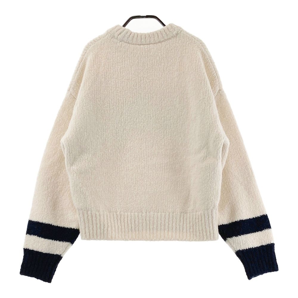 サイズ 1 WAAC ワック 裏地付 ニットセーター ホワイト系 ゴルフウェア レディース ストスト