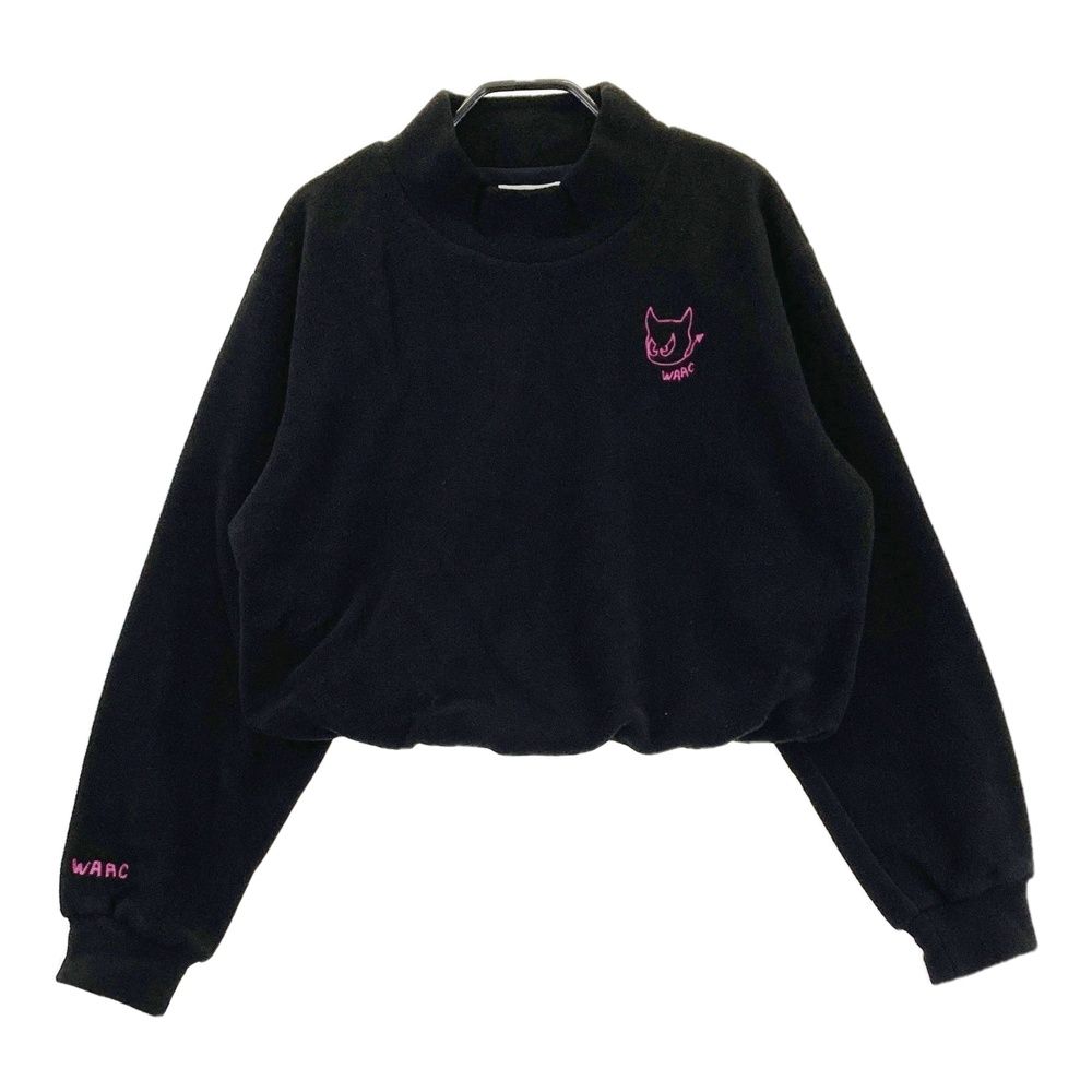 サイズ 1 WAAC ワック 072234081 フリースプルオーバー ブラック系 240101419494 ゴルフウェア レディース ストスト