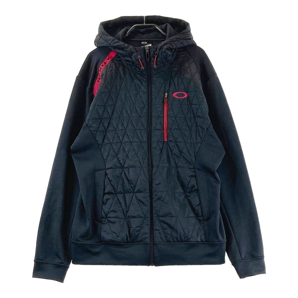 サイズ：XL OAKLEY オークリー フード付 長袖 中綿切替ジャケット