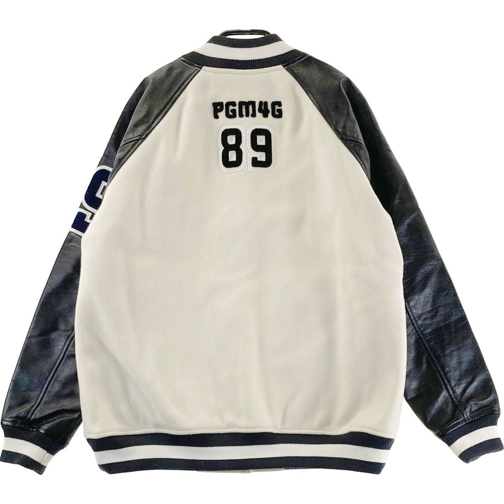 サイズ 0 PEARLY GATES パーリーゲイツ 中綿スタジャン シンプソンズ ブラック系 ゴルフウェア レディース ストスト