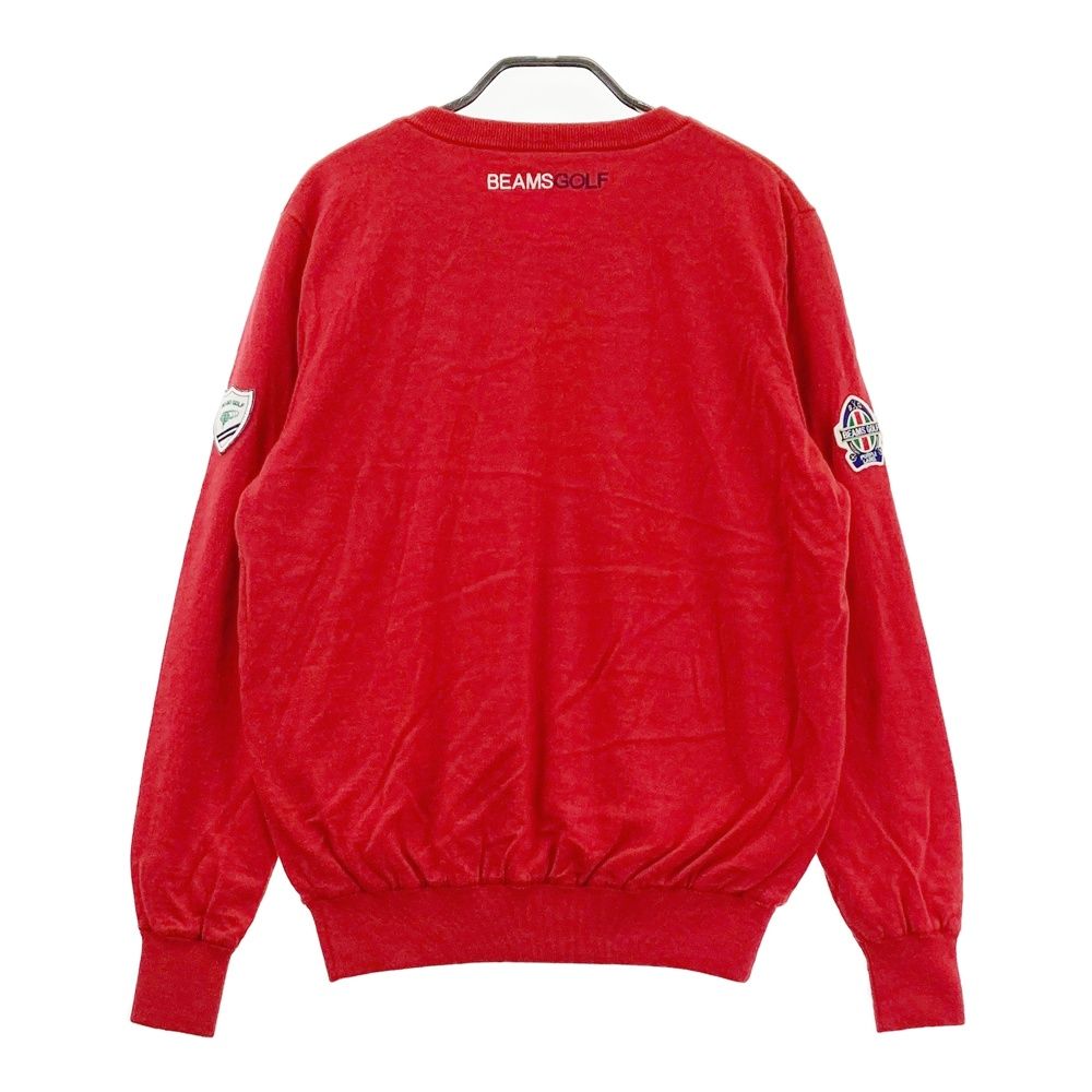 サイズ：M BEAMS GOLF ビームスゴルフ 裏地付 ニットセーター
