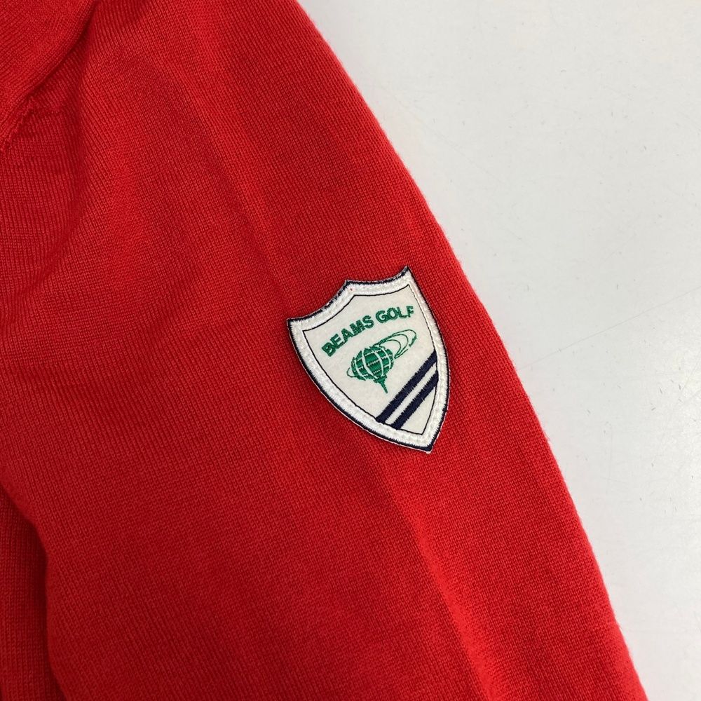 サイズ：M BEAMS GOLF ビームスゴルフ 裏地付 ニットセーター