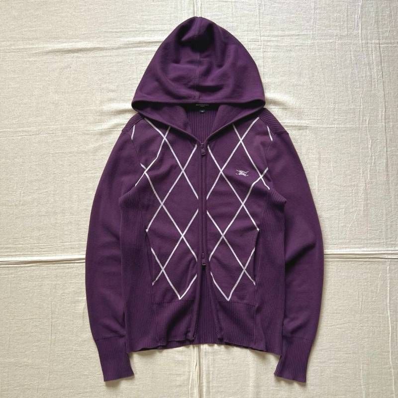 希少 BUBERRY GOLF バーバリー・ゴルフ 薄手ハイゲージ編み