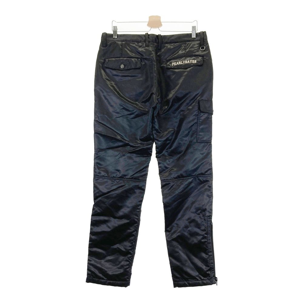 サイズ：5 PEARLY GATES パーリーゲイツ 中綿パンツ 裾ジップ ブラック