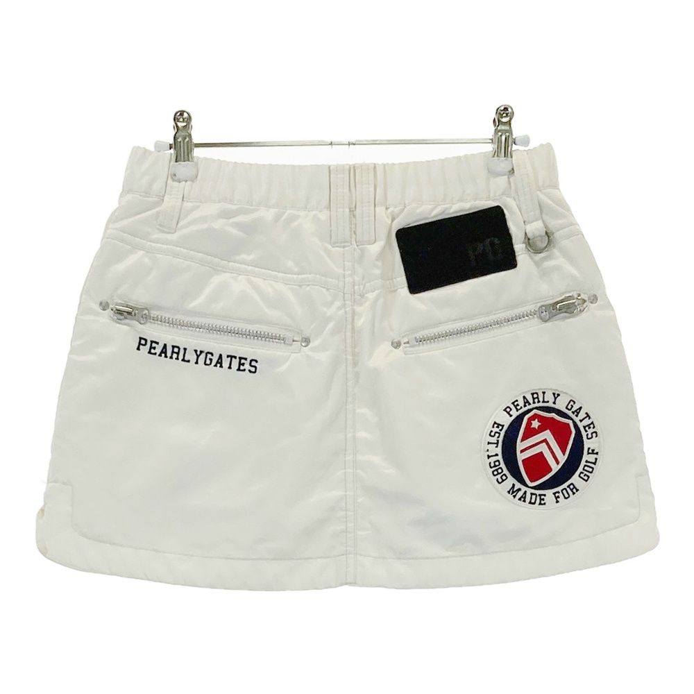サイズ：0 PEARLY GATES パーリーゲイツ 中綿スカート ホワイト系