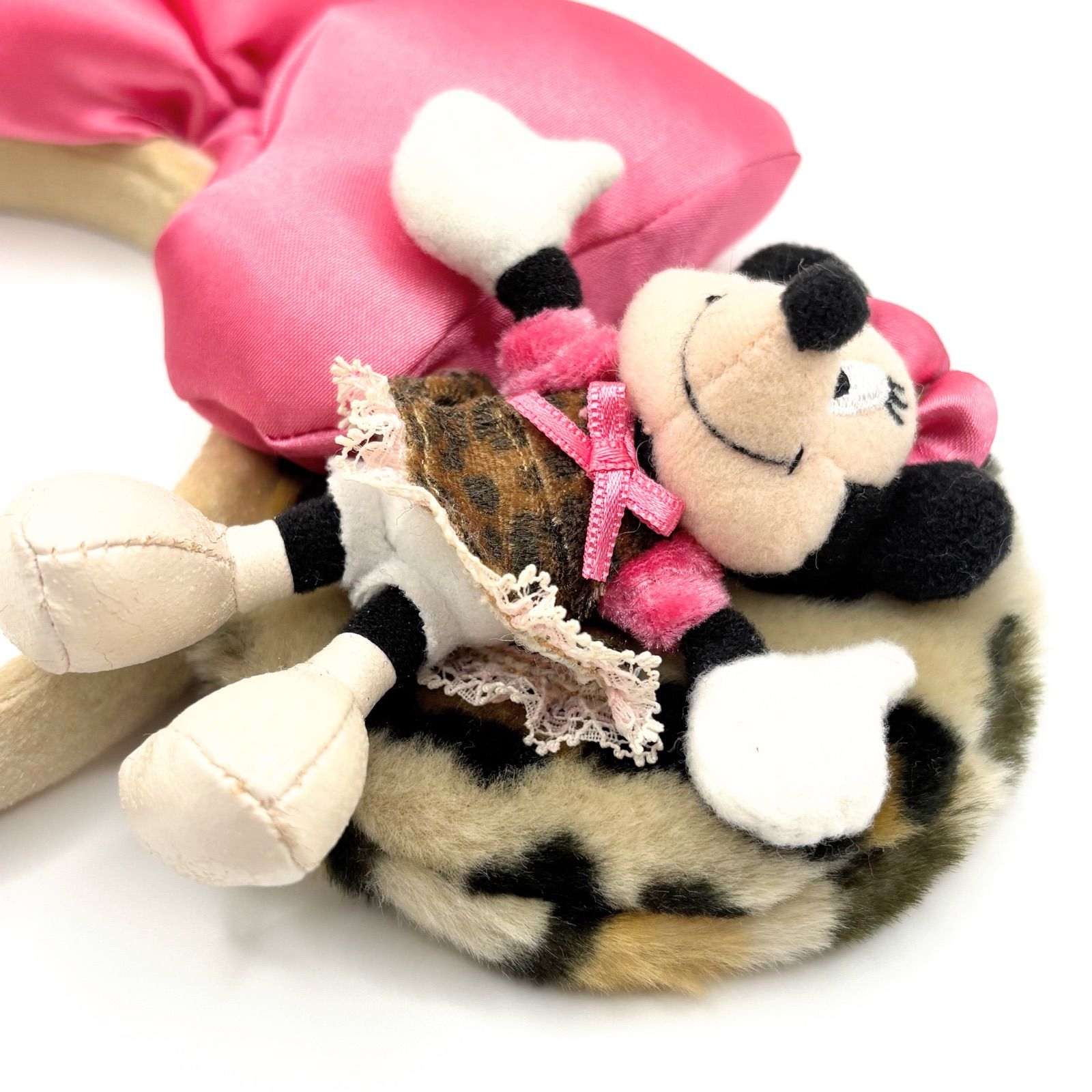 東京ディズニーリゾート カチューシャ ミニーちゃん ピンク ヒョウ柄