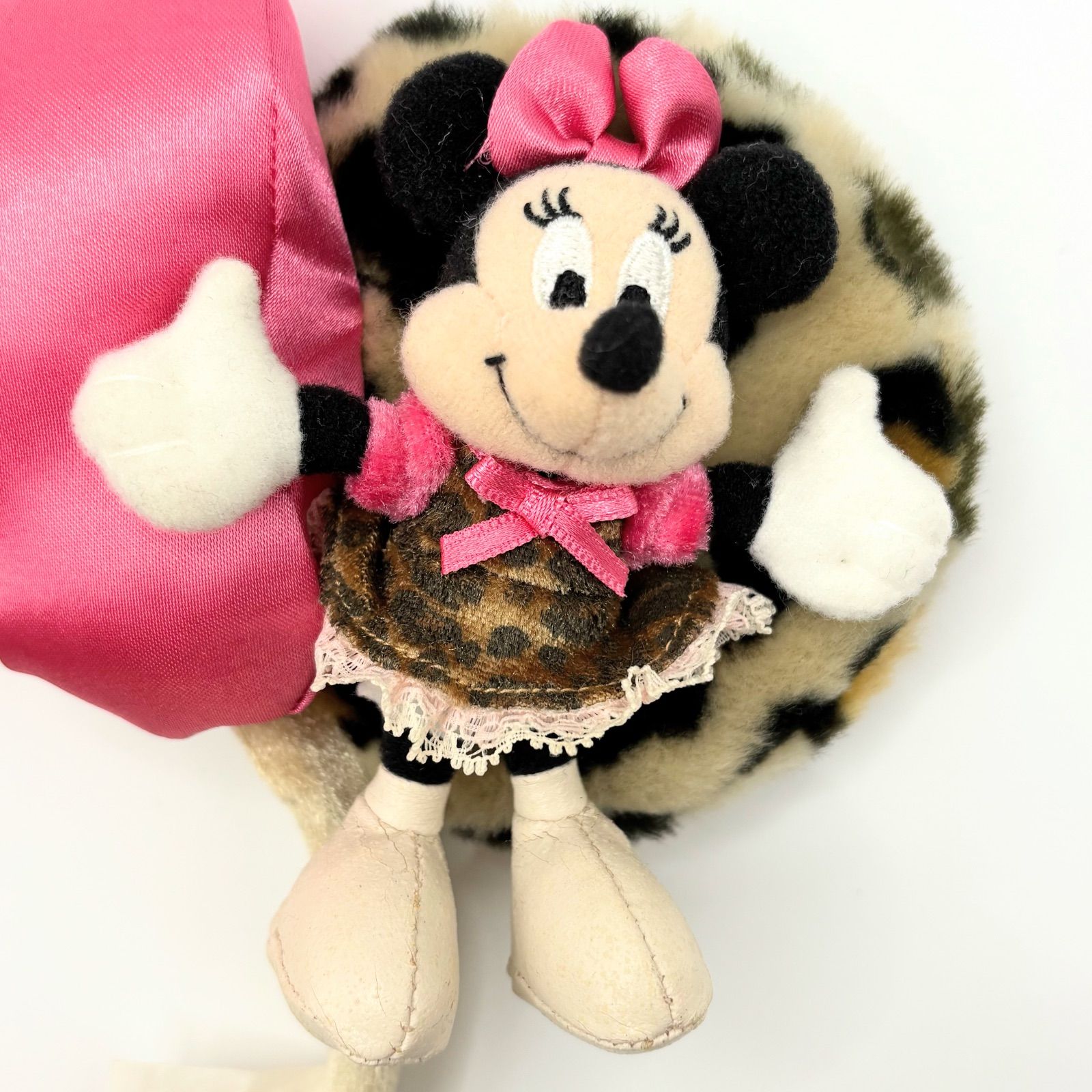 東京ディズニーリゾート カチューシャ ミニーちゃん ピンク ヒョウ柄