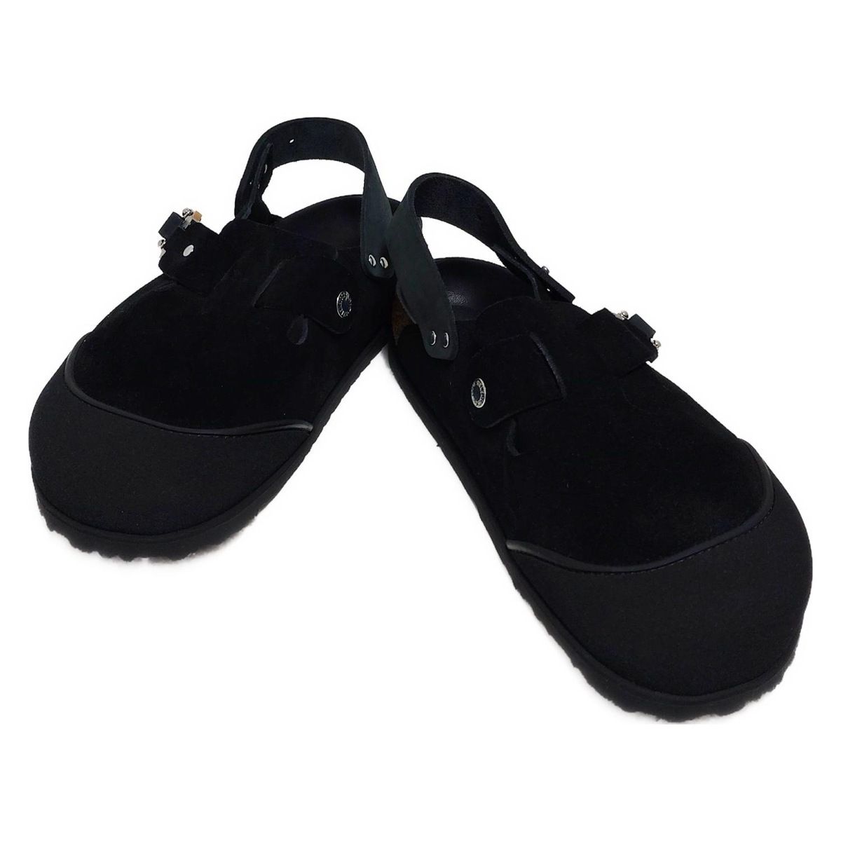 DIOR ChristianDior ディオール クリスチャンディオール サンダル 43 メンズ トキオ 3SA116ZSD900 黒 BIRKENSTOCKコラボ レザー