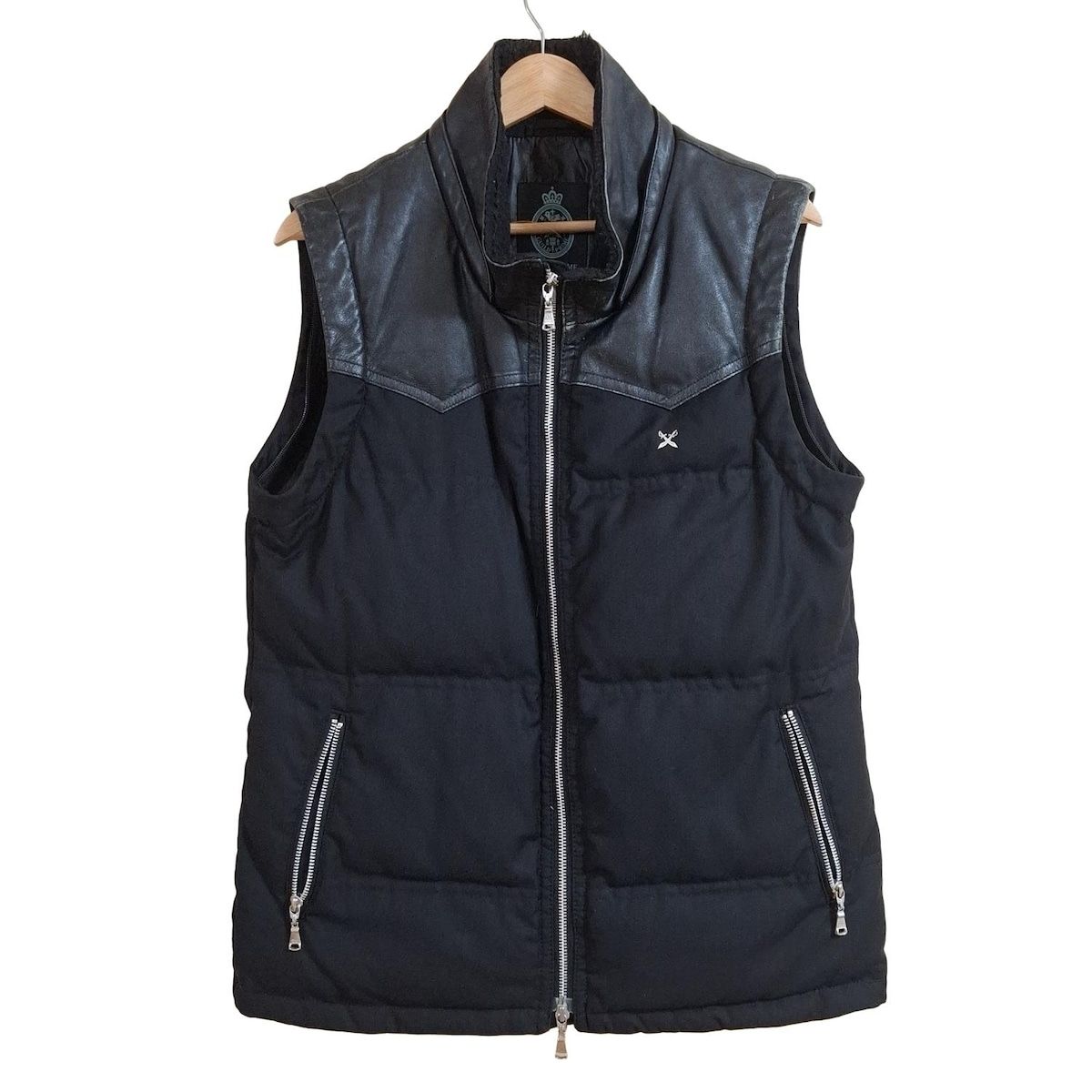 GUILD PRIME ギルドプライム ダウンベスト サイズL メンズ - 黒 秋 冬