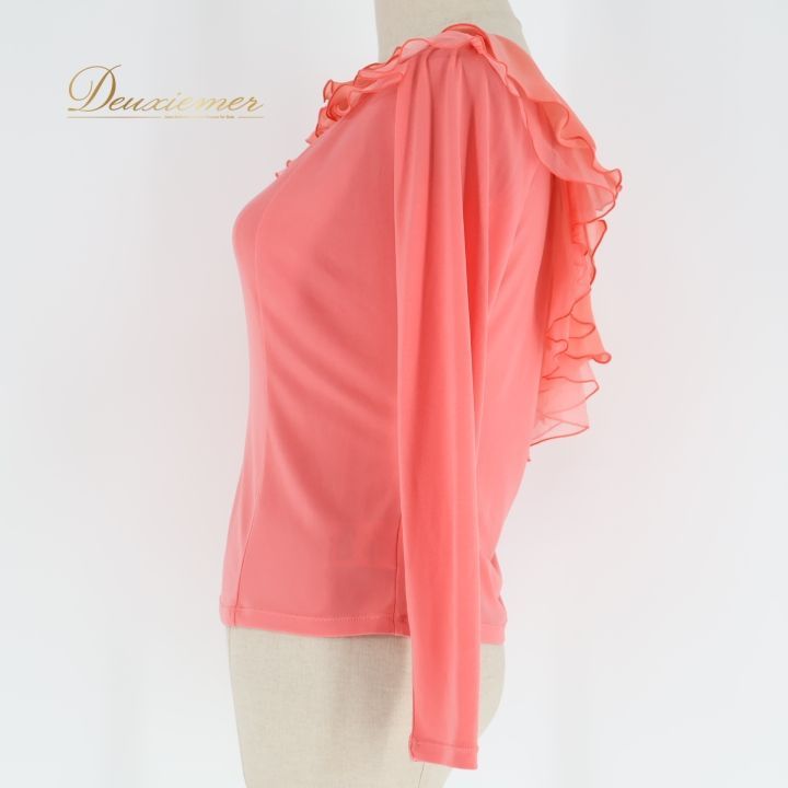 社交ダンス 衣装 トップス ピンク系 チャコットロイヤルダンス Chacott