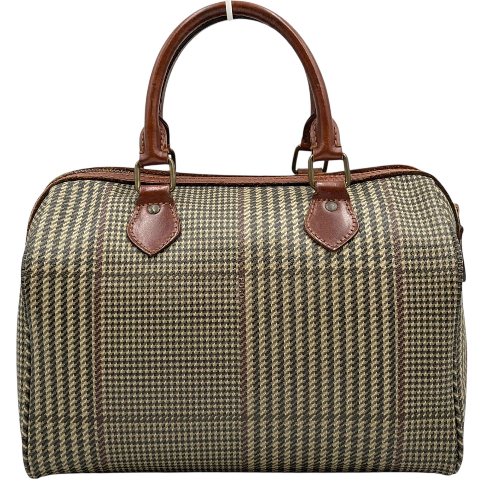 専用になりました。Ralph Lauren ボストンバッグ 千鳥格子旅行バック POLO RALPH LAUREN ポロラルフローレン ミニボストンバッグ 千鳥格子