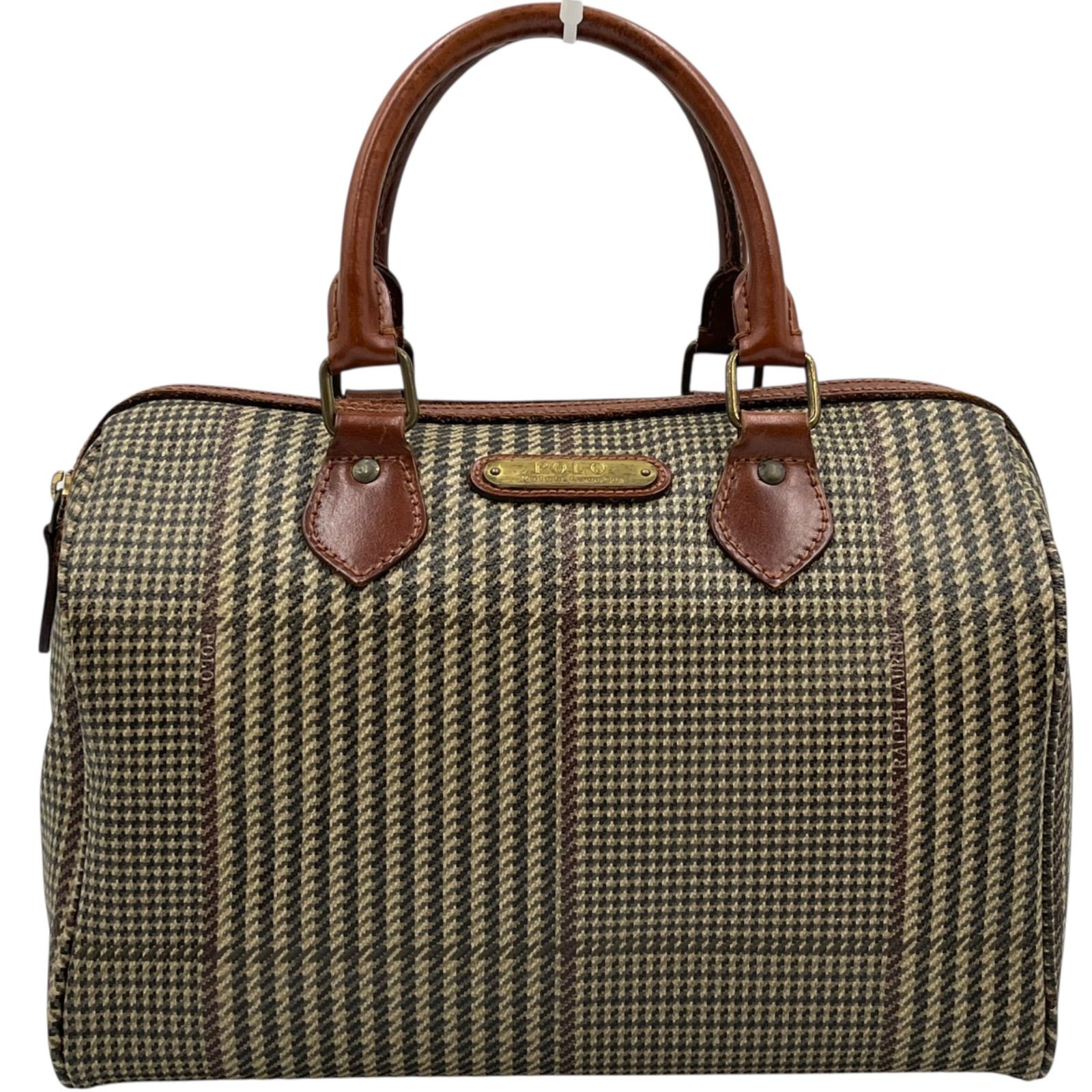 POLO RALPH LAUREN ポロラルフローレン ミニボストンバッグ 千鳥格子