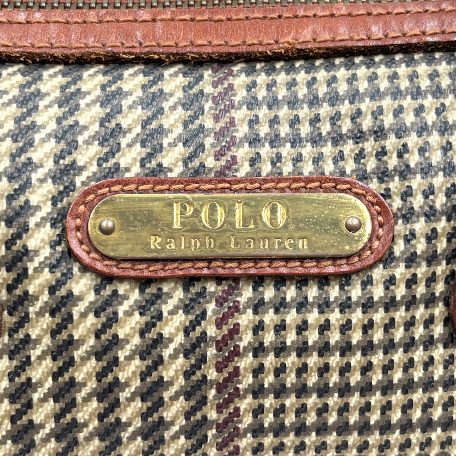 POLO RALPH LAUREN ポロラルフローレン ミニボストンバッグ 千鳥格子