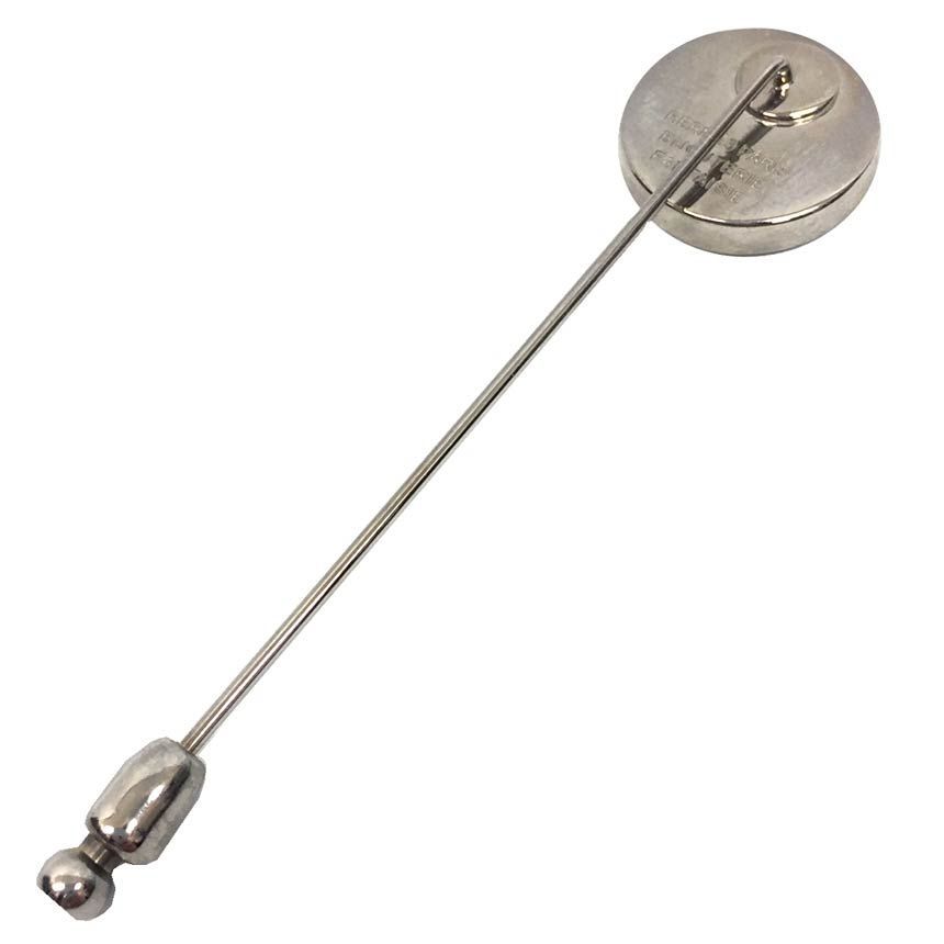 HERMES エルメス コロゾ ピンブローチ シルバー グリーン aq 11612