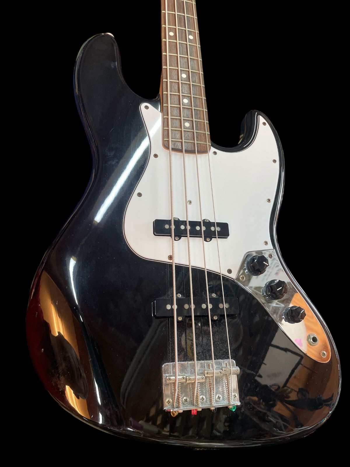 白 黒 FGN FUJIGEN エレキベース BASS フジゲン J Standard ジャズベースモデル made in Japan